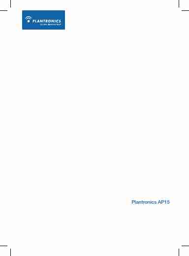 Plantronics Switch AP15-page_pdf